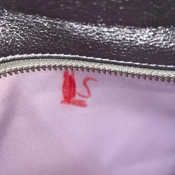 Coach Hampton Weekend Metallic Leather Flap Clutch Bag - Picture 12 of 15